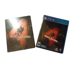 Back 4 Blood - PS4 Sony PlayStation 4 + Collectors Steelbook Case NEW